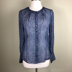 Brooks Brothers Paisley Silk Blouse